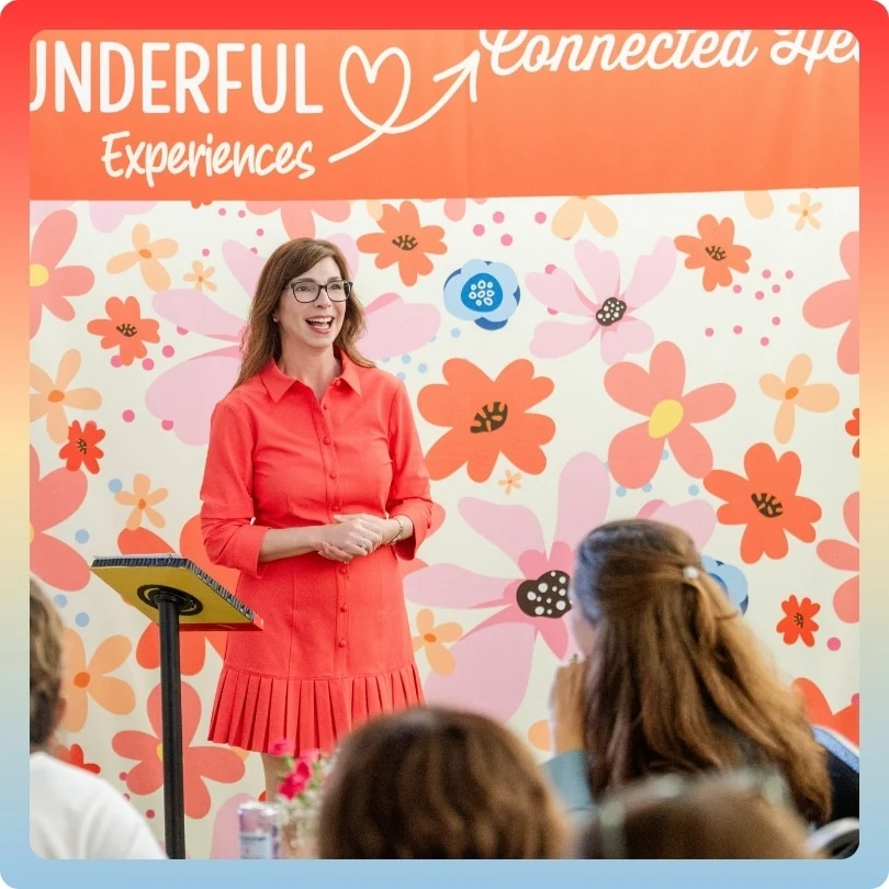 Speaker Cheryl Dillon delivers engaging talks and interactive experiences that help audiences rediscover the joy of genuine human connection.